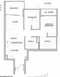 Kingsford Waterbay (D19), Apartment #464476601